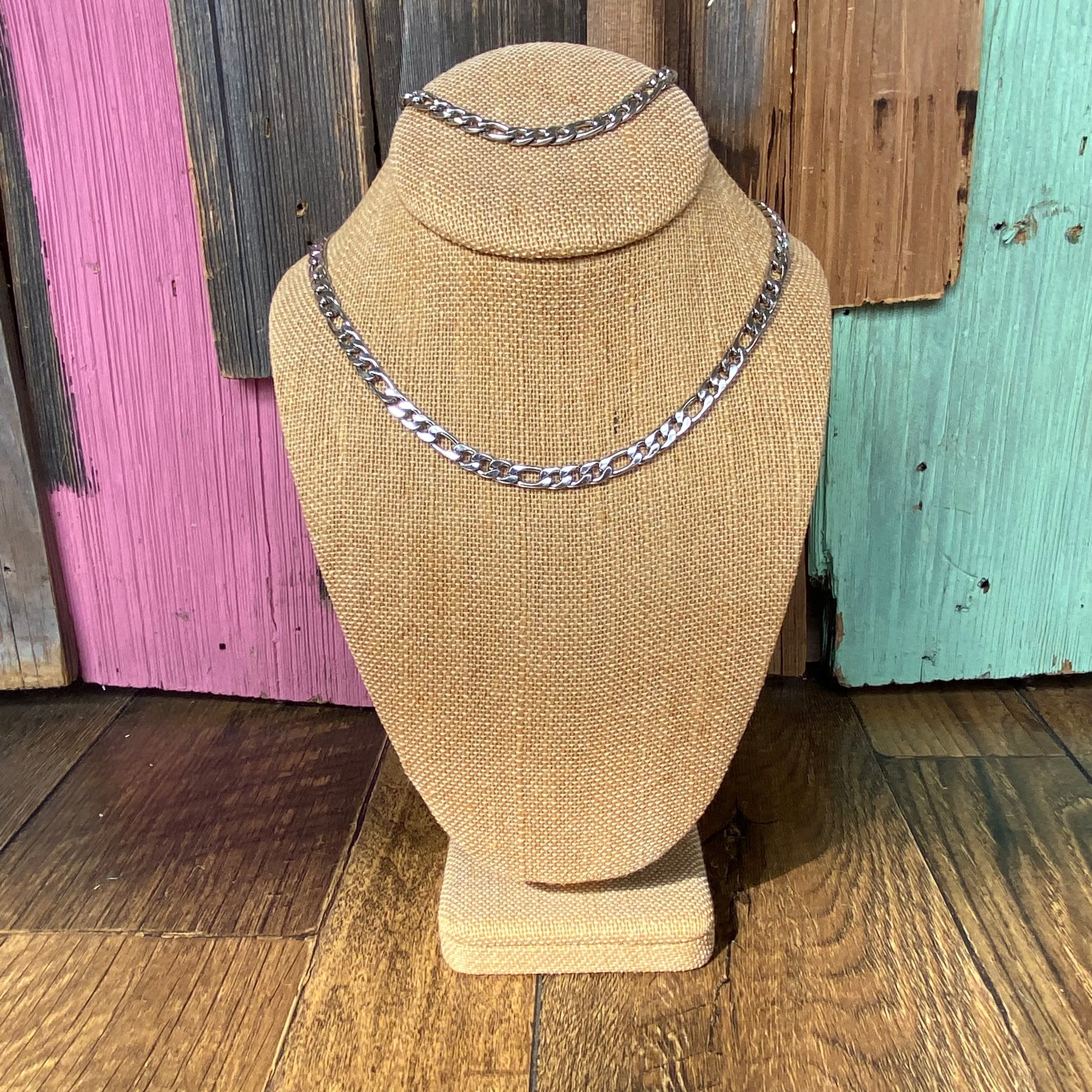 Stainless Steel Cuban Link Necklace or Bracelet