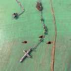 Stainless Steel Rosary Necklace