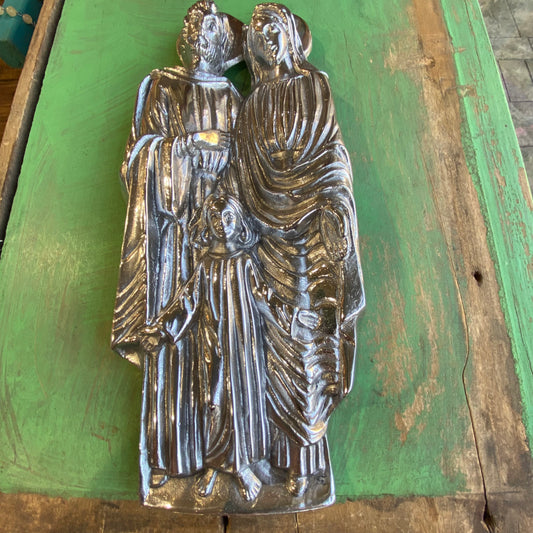 Hanging Pewter Holy Family