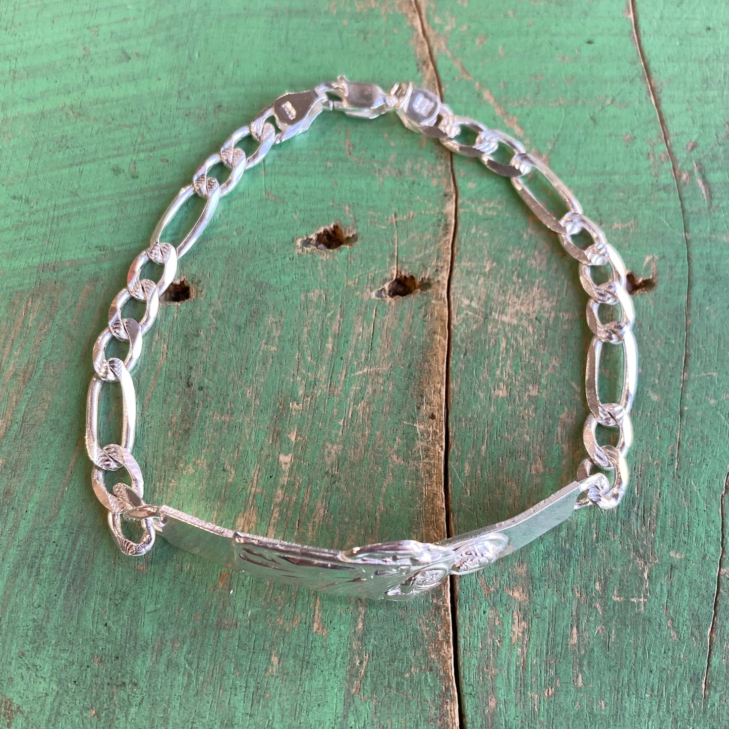 Sterling Silver St Jude Chain Bracelet