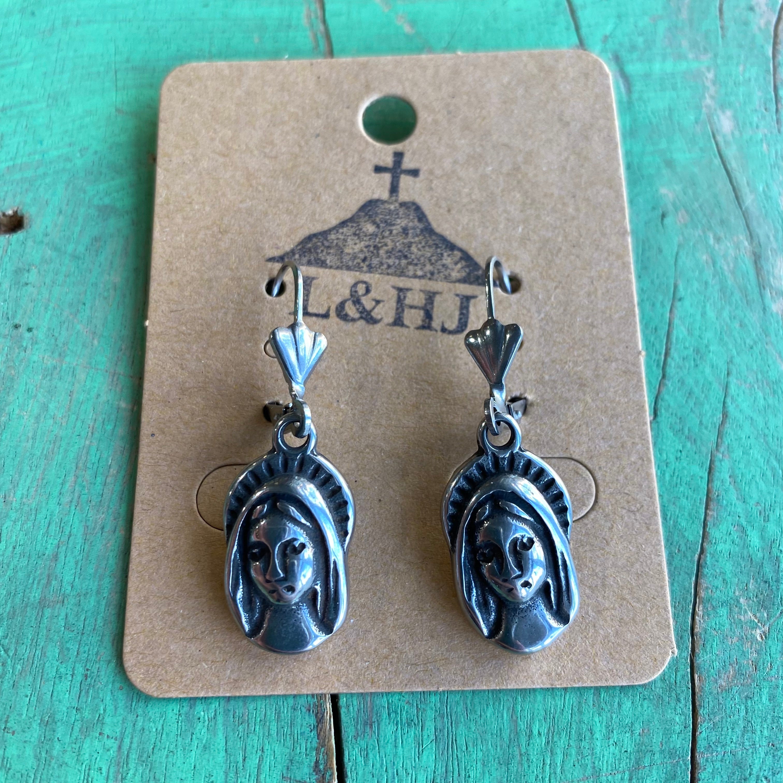 Stainless Steel OLG Earrings