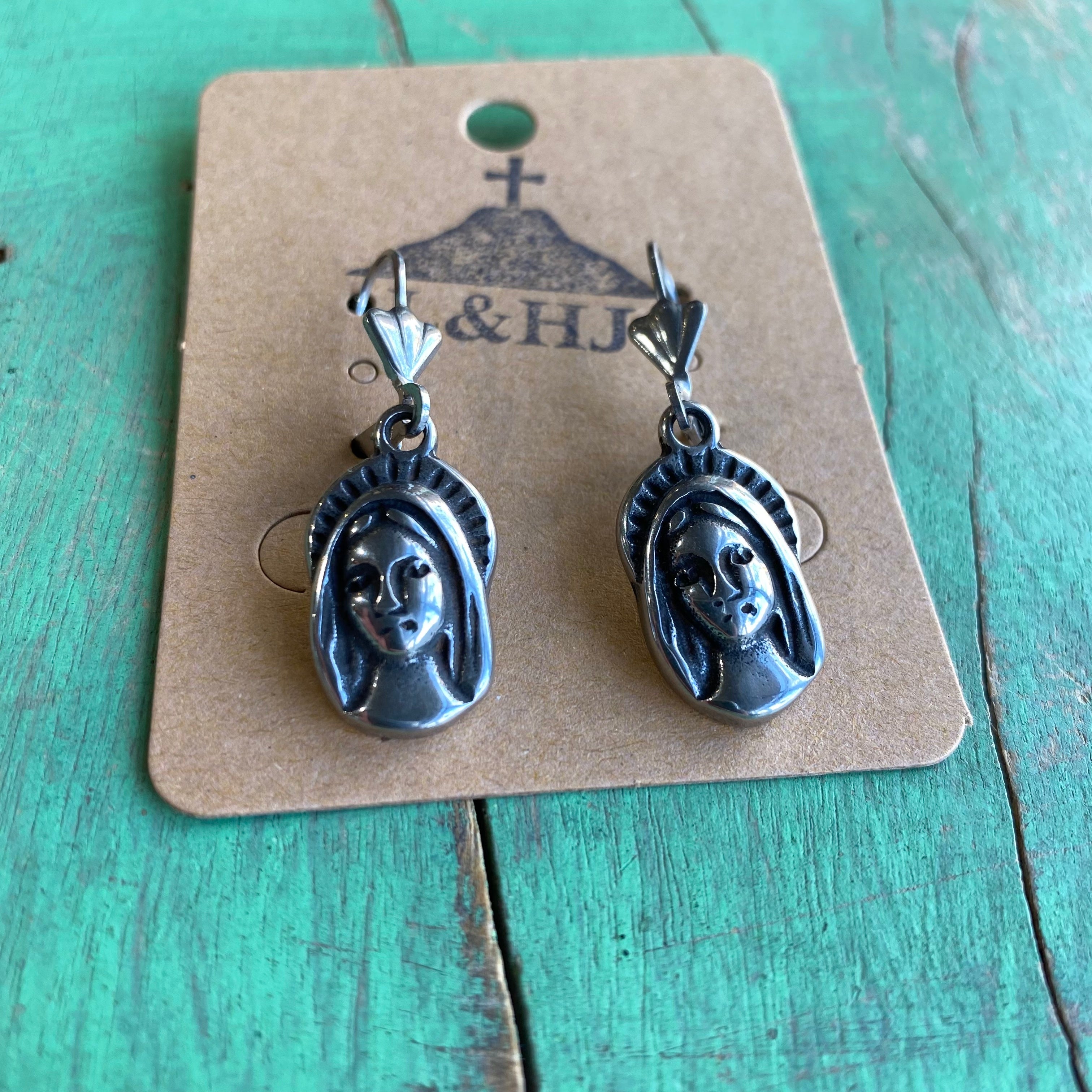 Stainless Steel OLG Earrings