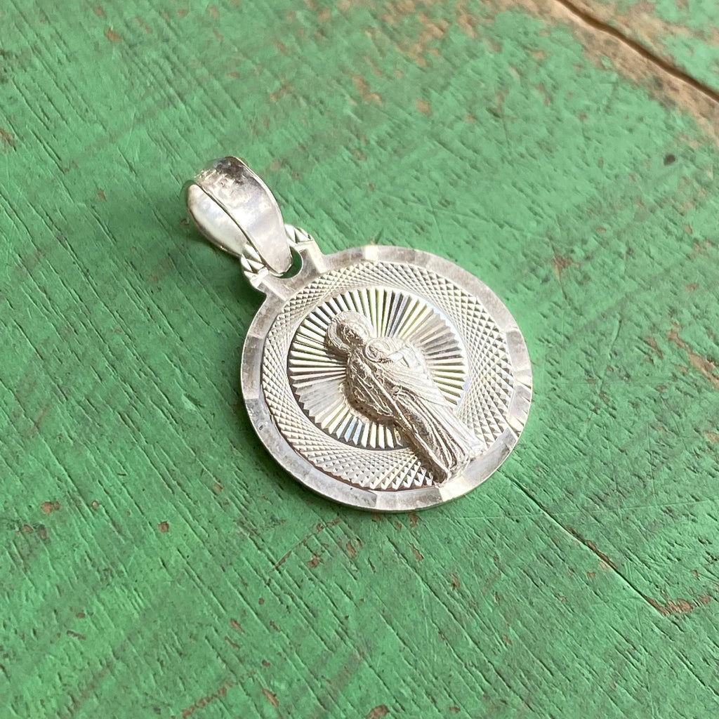 Sterling Silver St Jude Charm