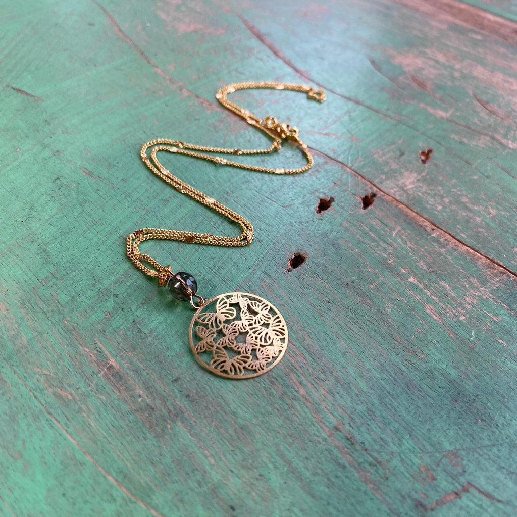 Smoky Quartz Bracelets and Earrings Set