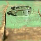 Stainless Steel Cross Cutout Ring