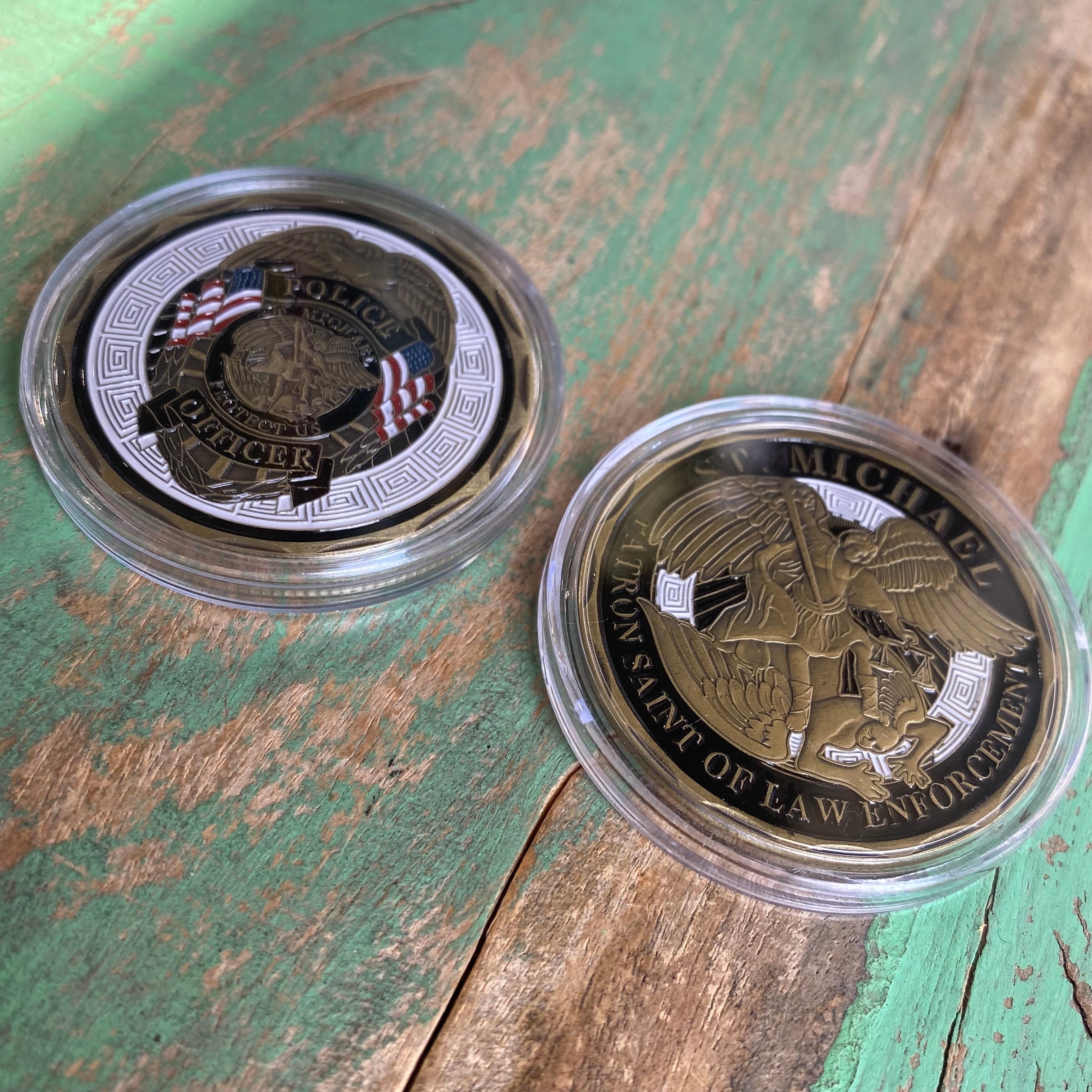 St Michael/Police Officer Coin