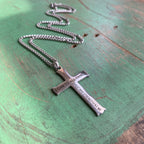 Christ Who Strengthens Me Cross Necklace