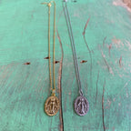 Sterling Silver Miraculous Medal Necklace