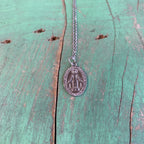 Sterling Silver Miraculous Medal Necklace
