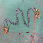 Two-Tone Scapular Necklace