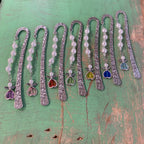 Pearl Flat Crystal Angel Bookmarks