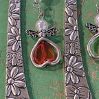 Pearl Flat Crystal Angel Bookmarks
