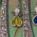 Pearl Flat Crystal Angel Bookmarks