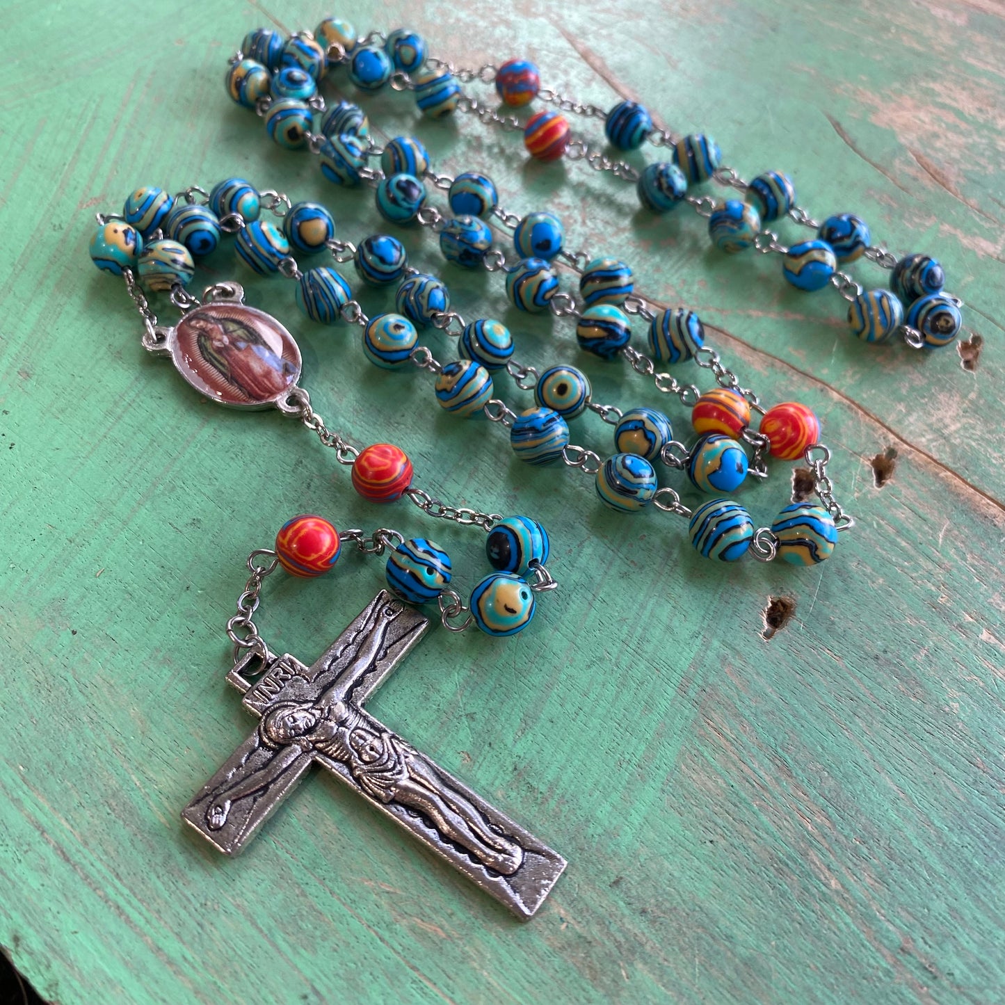 Tie Dye Rosary