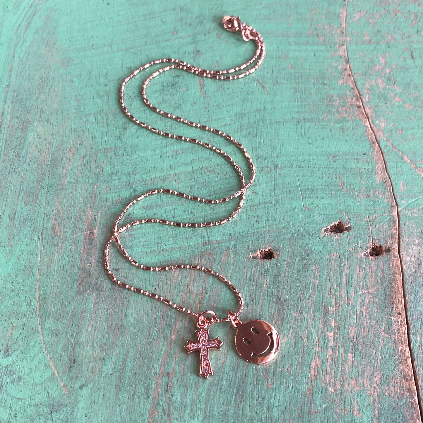 Rose Gold Happy Faith Set