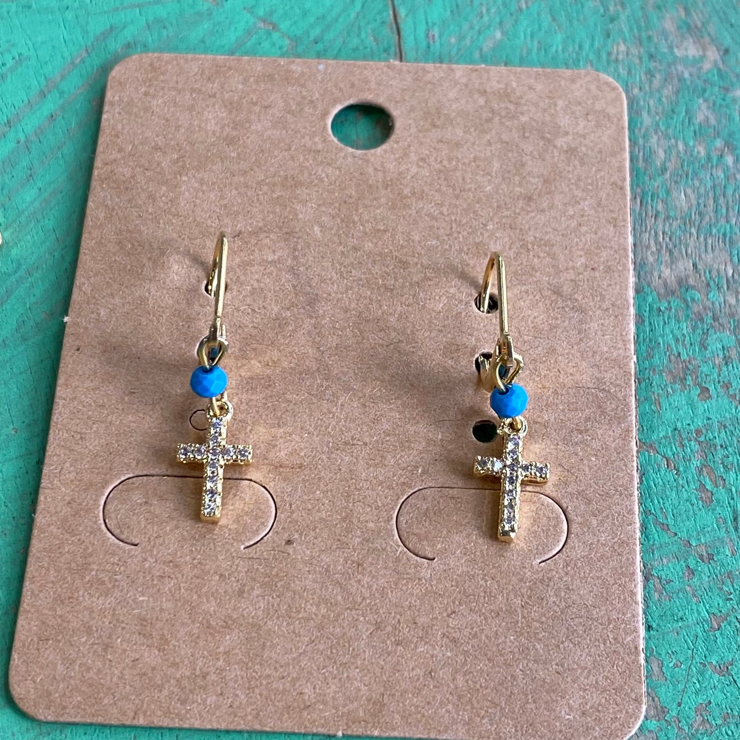 Something Blue Necklace and Earrings Set