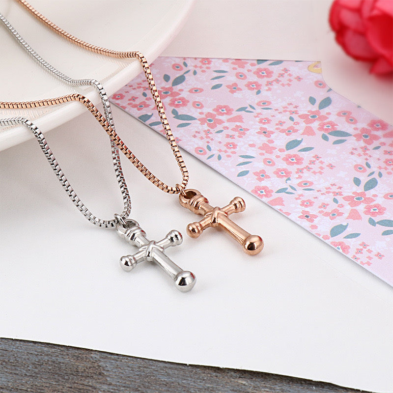 Stainless Steel Adjustable Chain with Small Cross