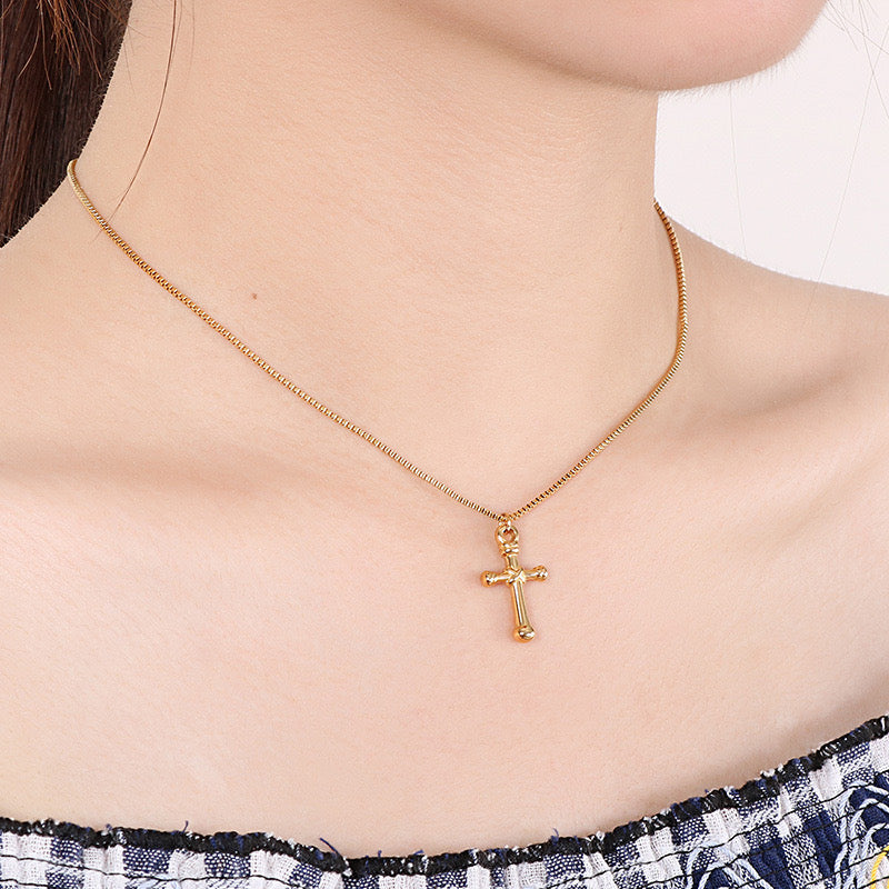 Stainless Steel Adjustable Chain with Small Cross