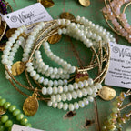 Gold Crystal Miraculous Protection Wrap Necklace or Bracelet