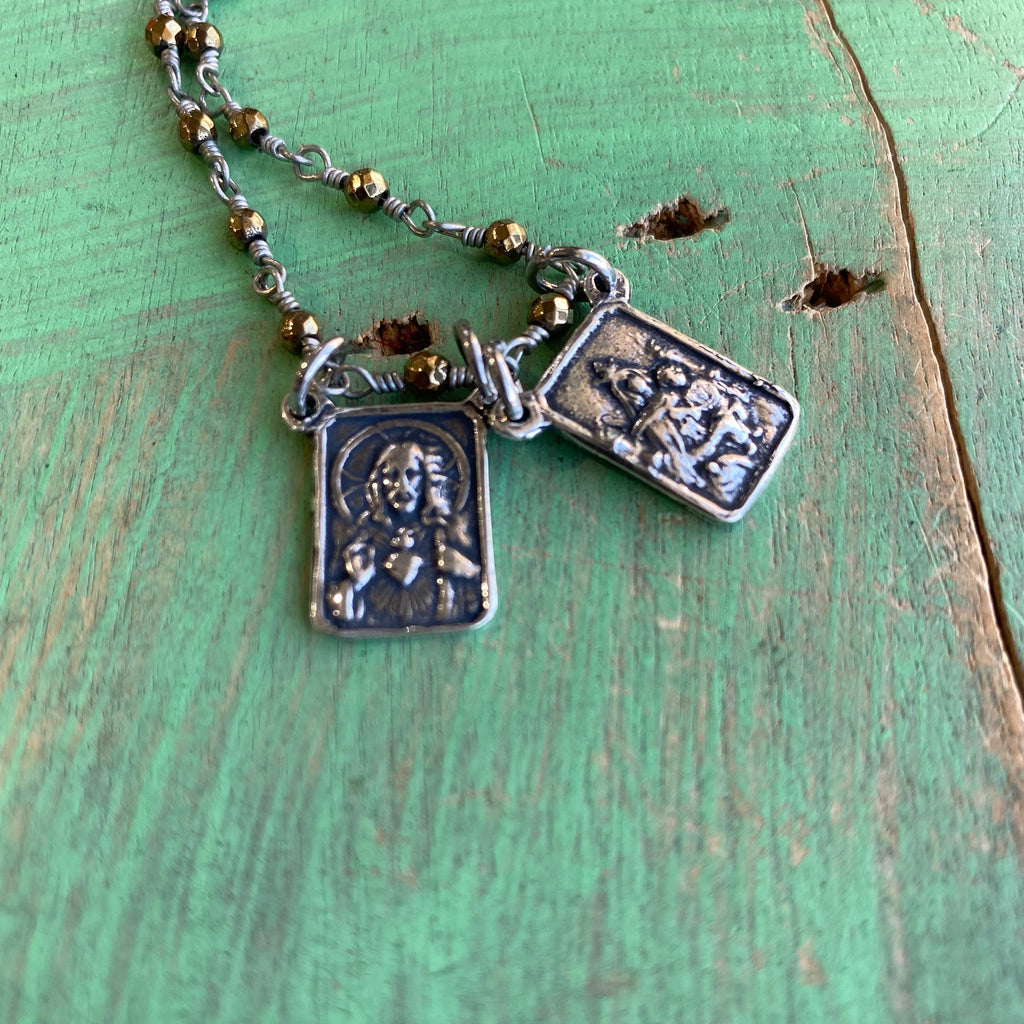 Hematite Scapular