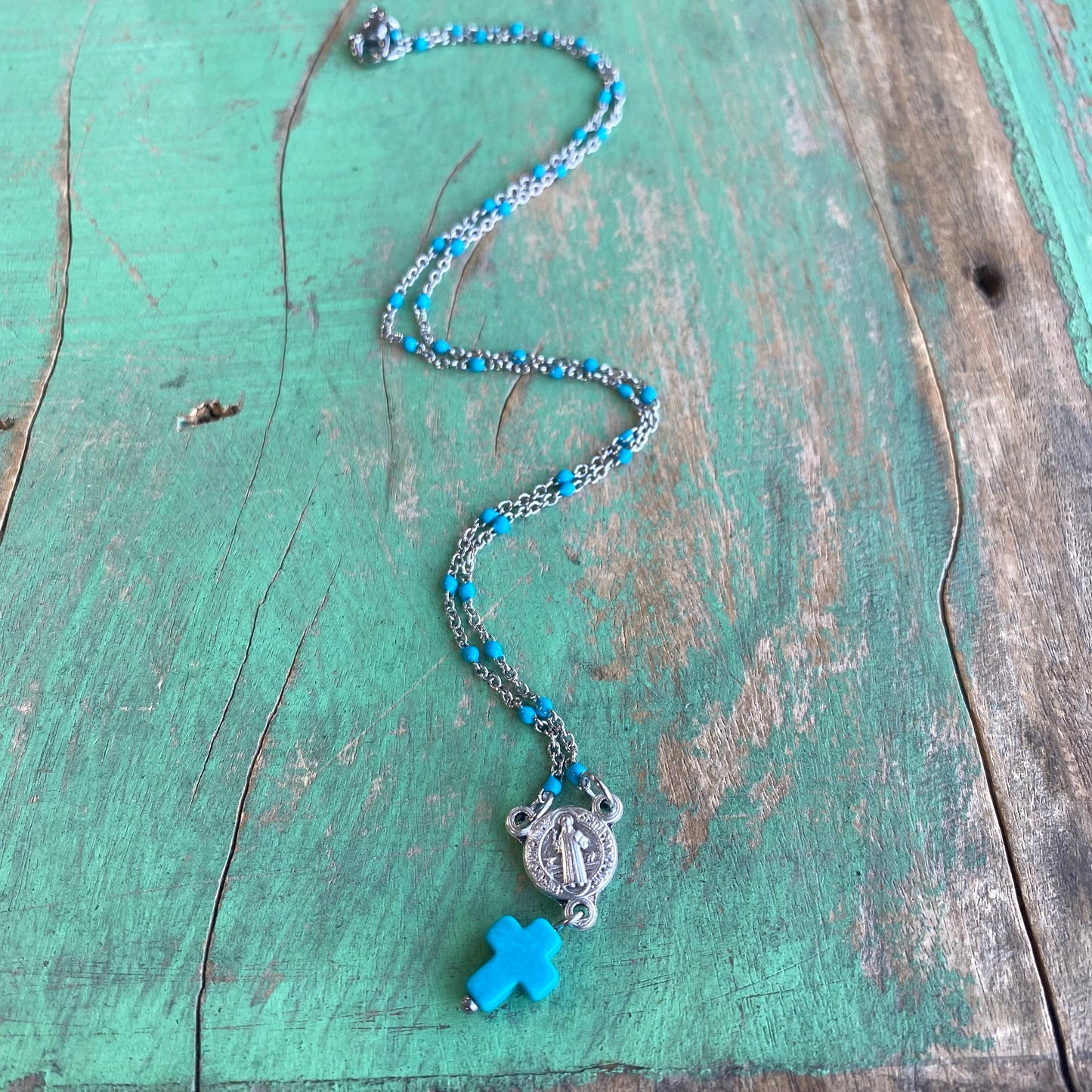 Turquoise and Protection Necklace