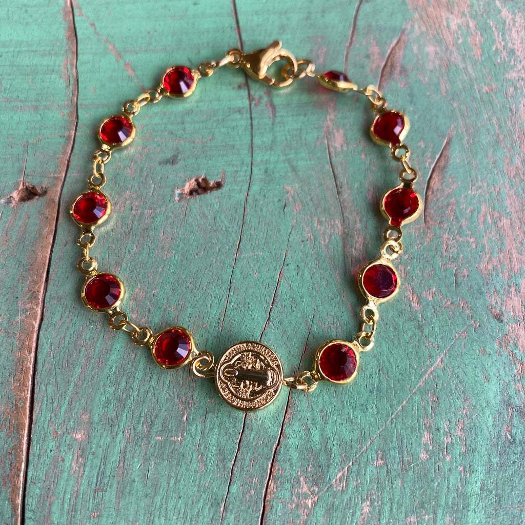 Colorfully Created St Benedict Bracelet