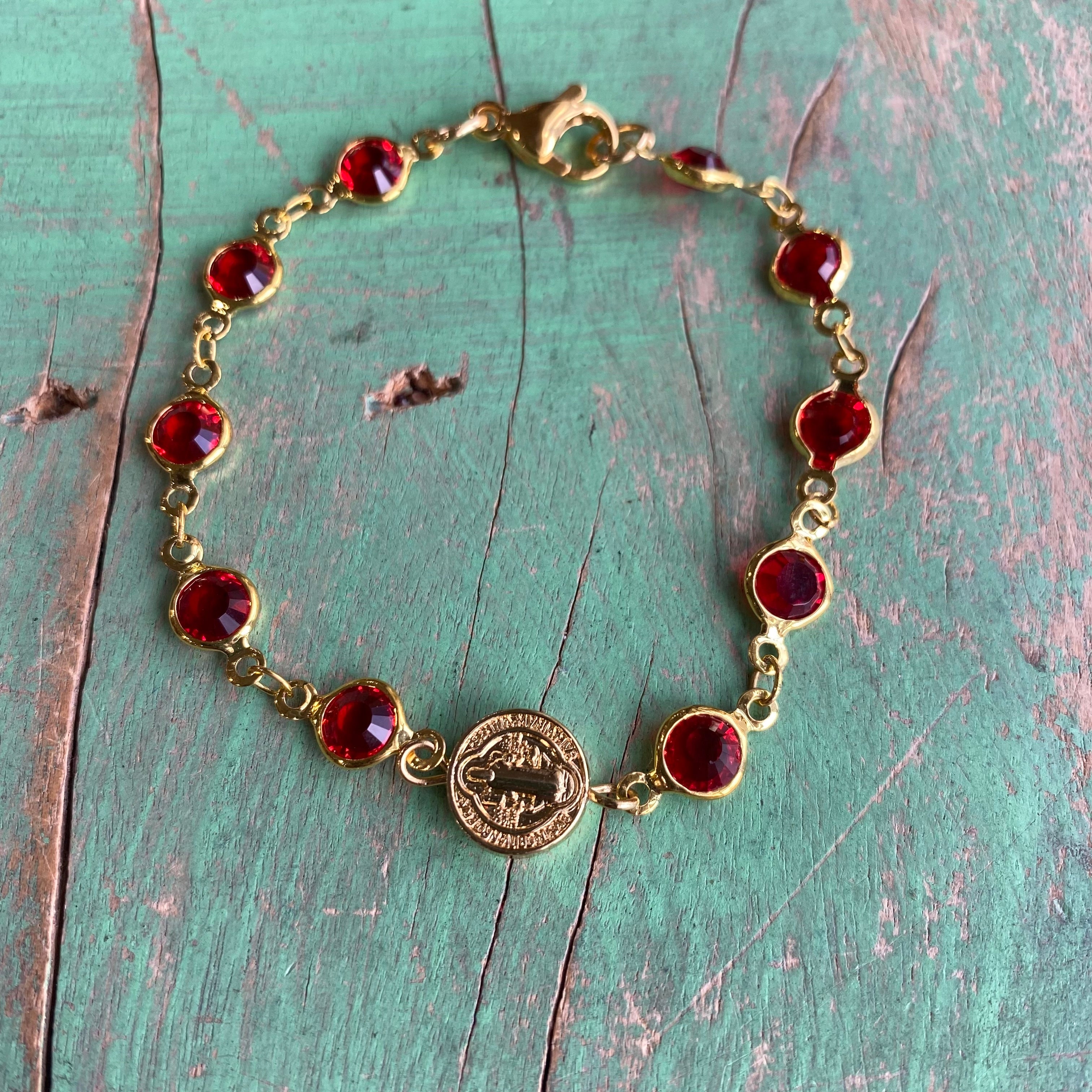Colorfully Created St Benedict Bracelet