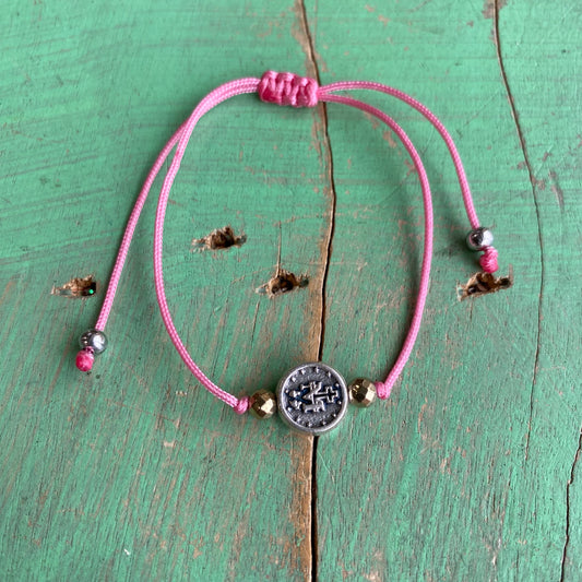 Miraculous Medal Cord Bracelet