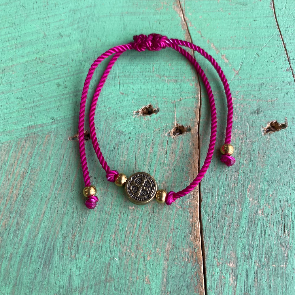 St Benedict Cord Bracelet