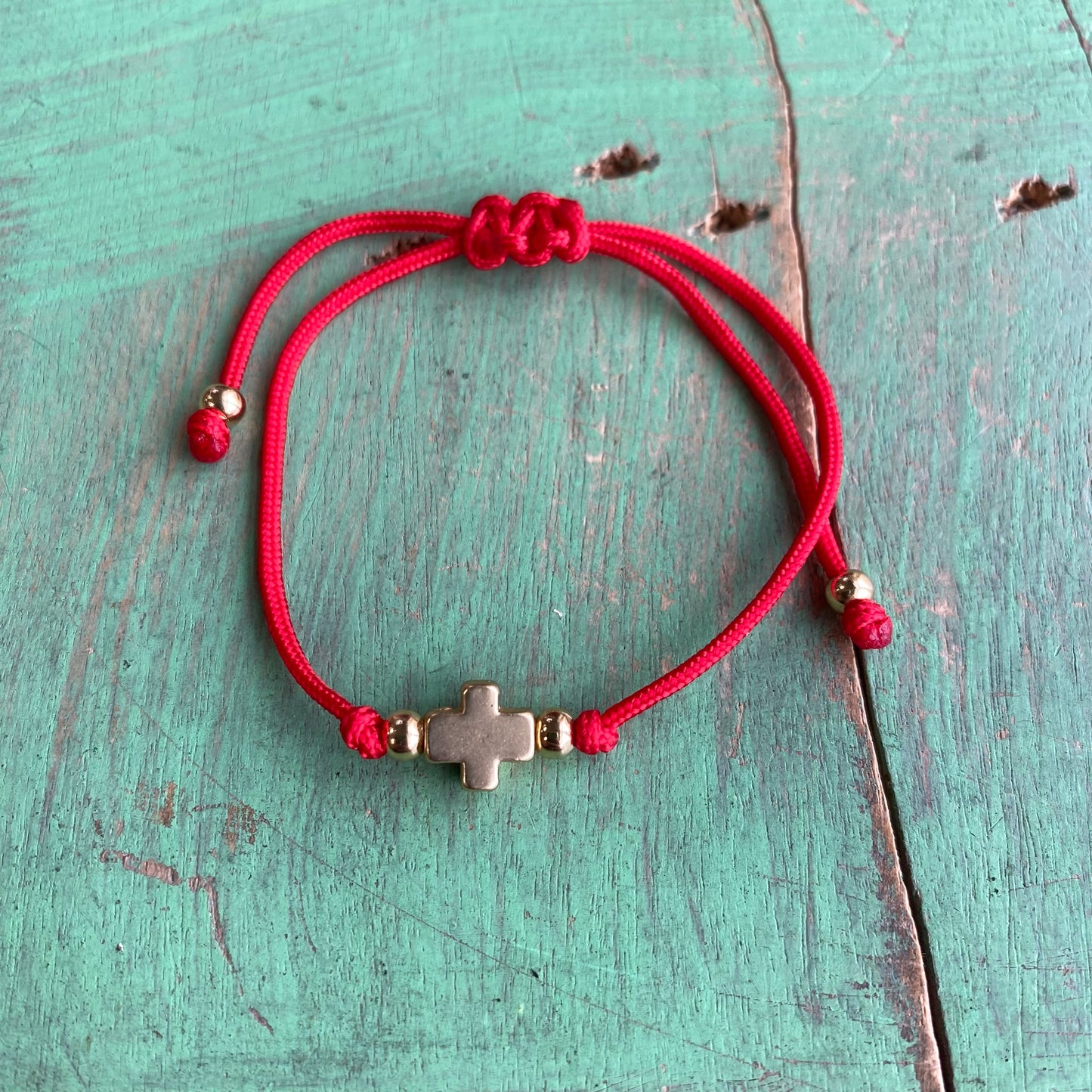 Cross Cord Bracelet