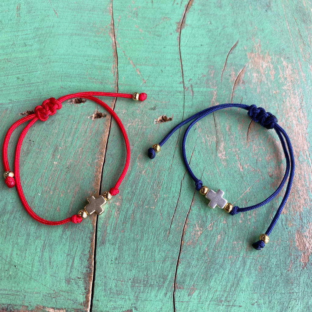 Cross Cord Bracelet