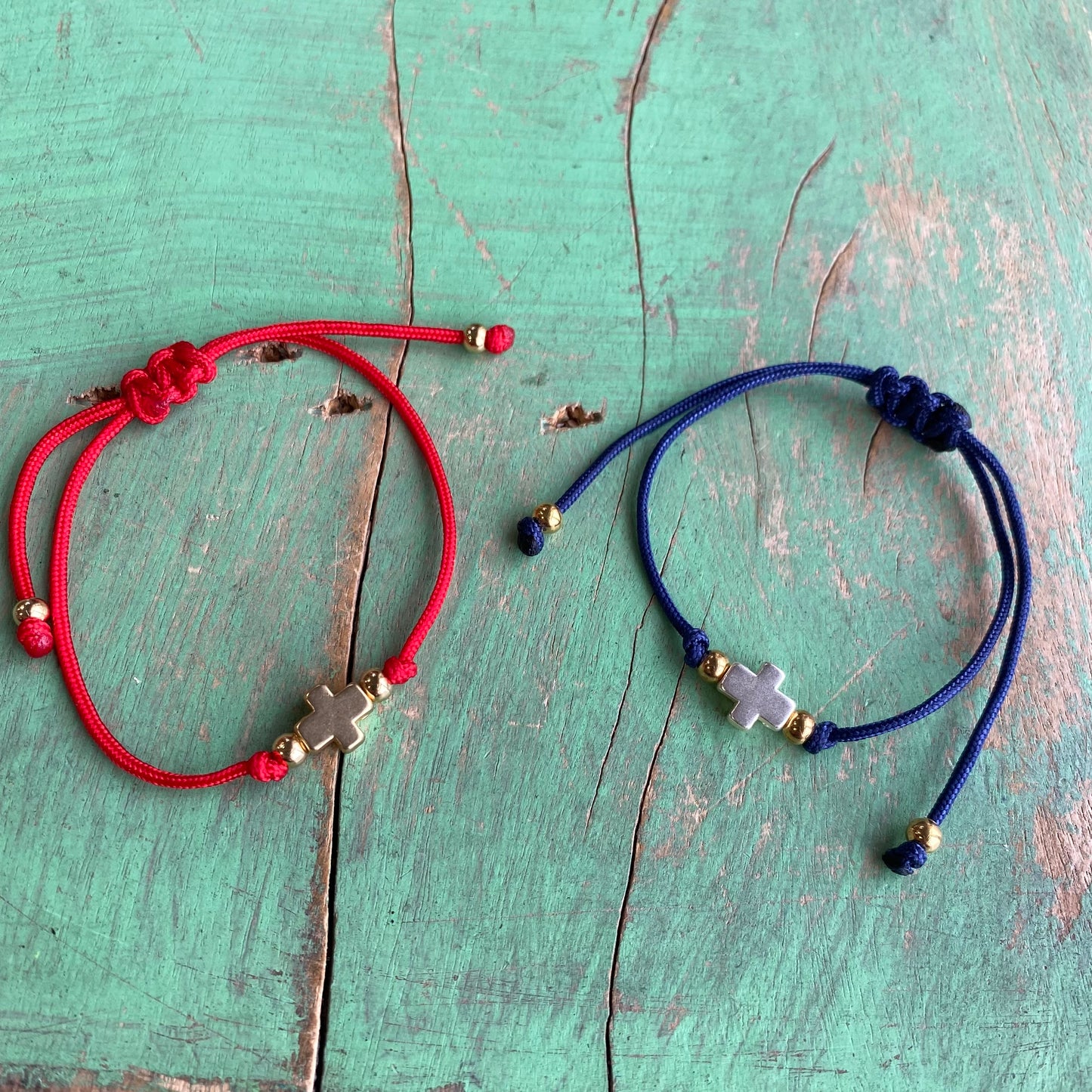Cross Cord Bracelet