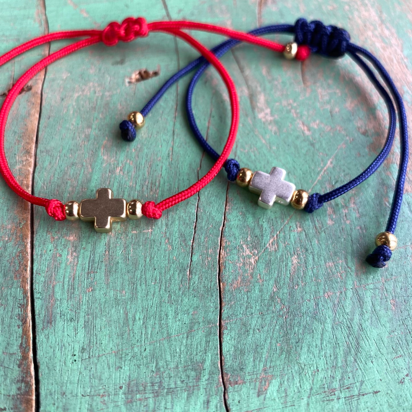 Cross Cord Bracelet