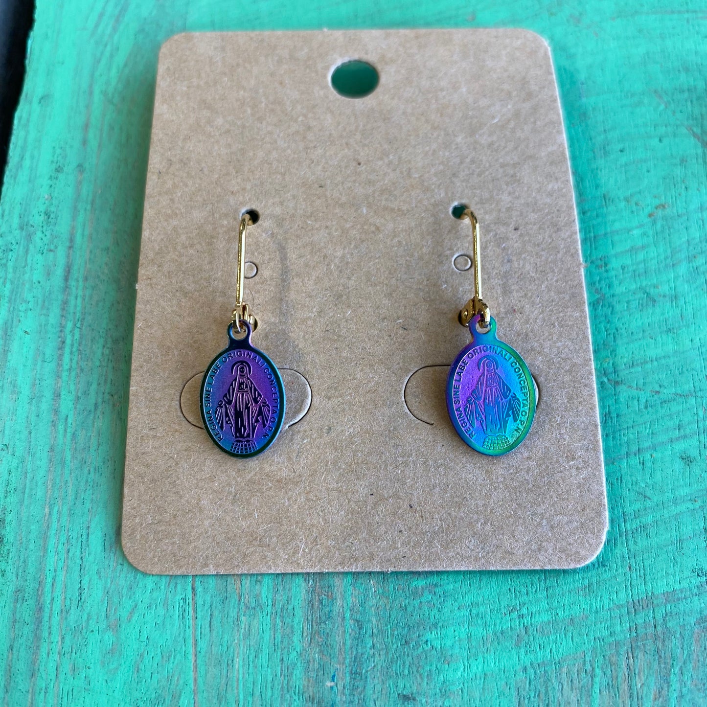 Iridescent Miraculous Medal Set