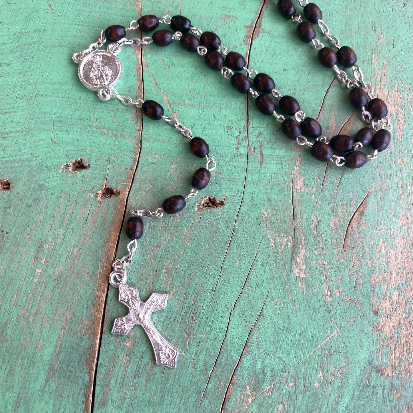 Ave Maria Wood Rosary