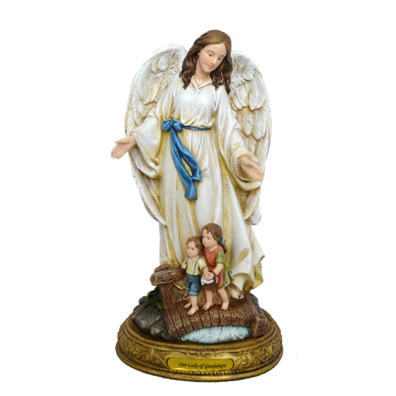 Guardian Angel 8" Statue