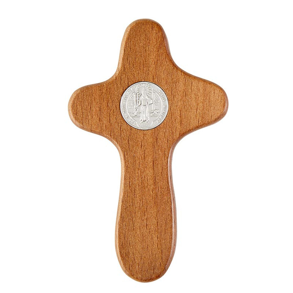 Wooden Palm Prayer Cross