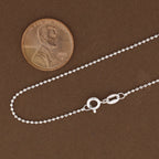 Sterling Silver Diamond Cut Chain