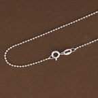 Sterling Silver Diamond Cut Chain