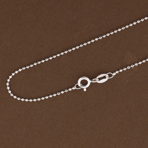 Sterling Silver Diamond Cut Chain