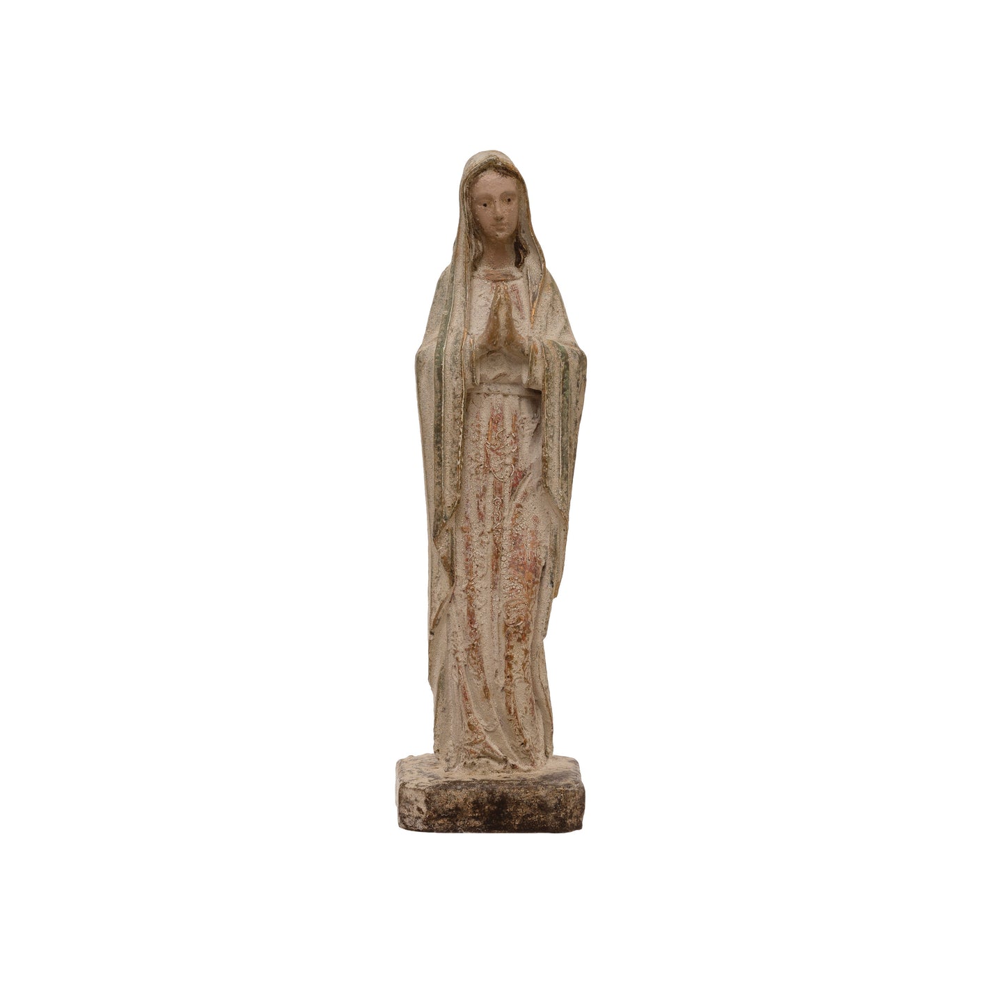 12" Magnesia Vintage Reproduction Virgen Mary Statue