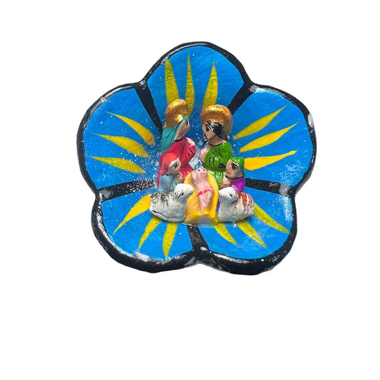 Tocto Flower Nativity Retablo