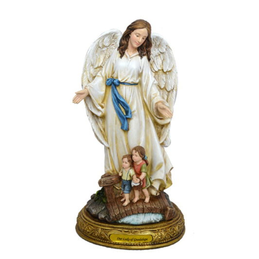 12" Guardian Angel Statue