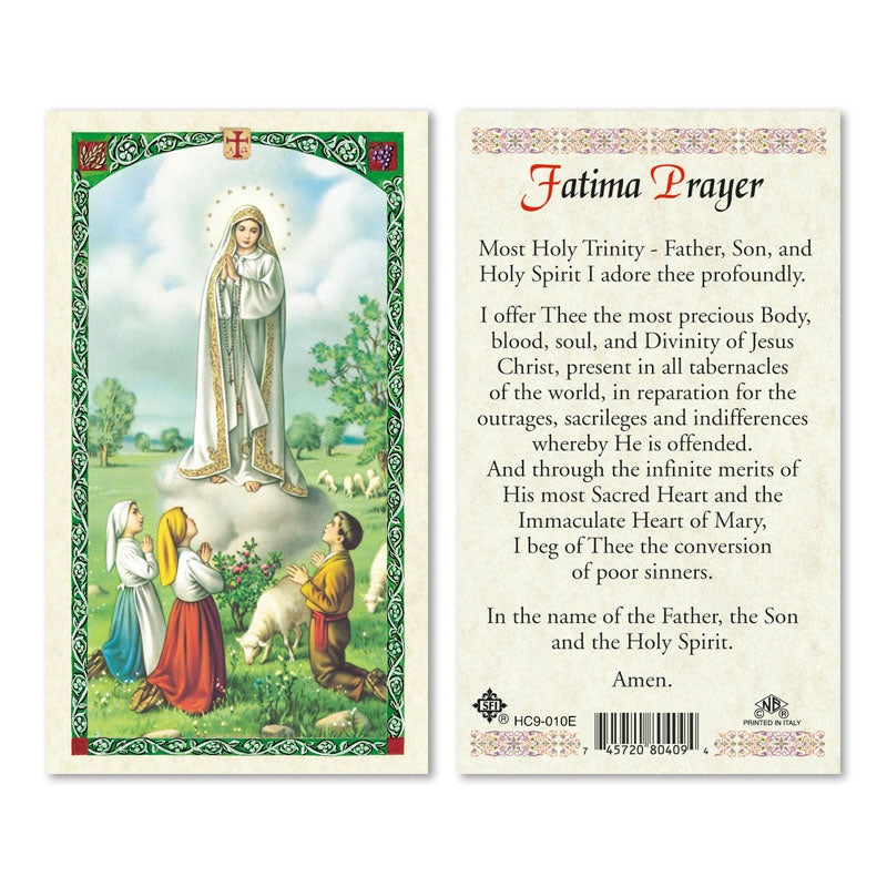 Laminated Prayer Card