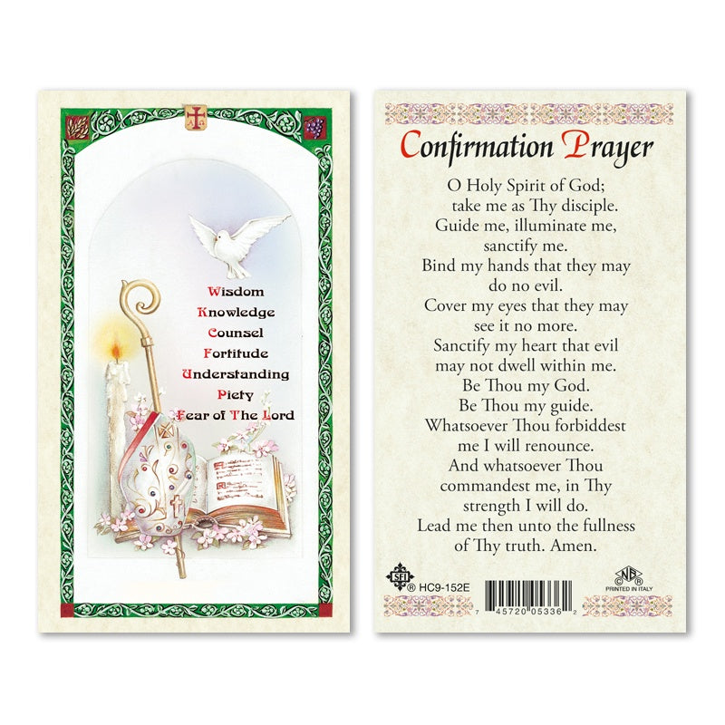 Laminated Prayer Card