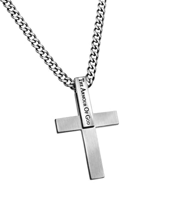 Men's I.D. Cross 24” Necklace