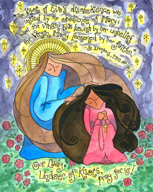 Our Lady Undoer of Knots Artwork