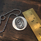 Stainless Steel Ball Chain Prayer Necklace