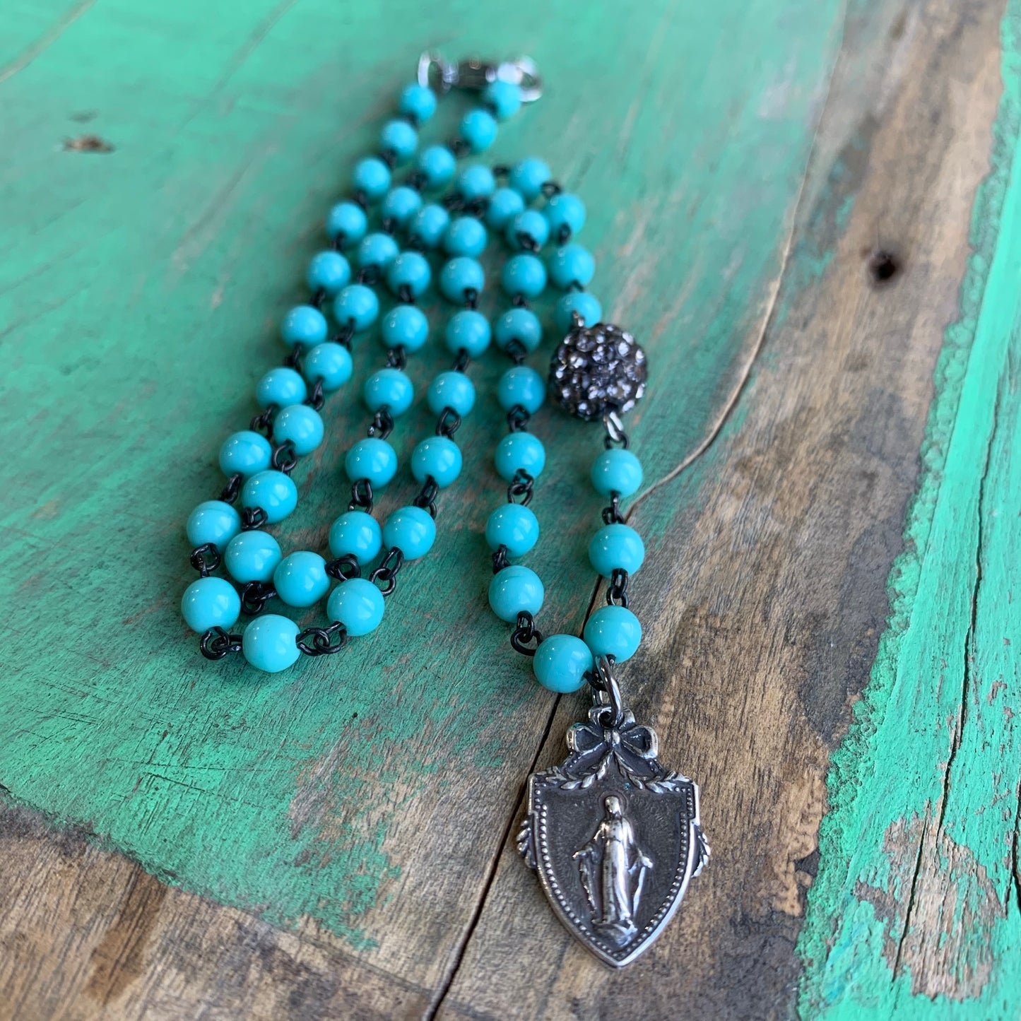 Turquoise Pave Faith Collection