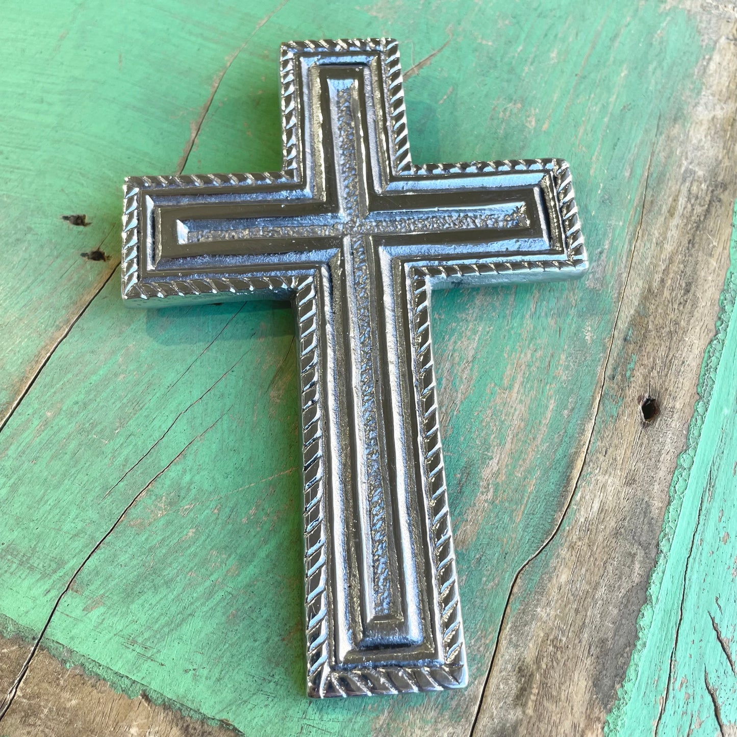 Simple Pewter Cross